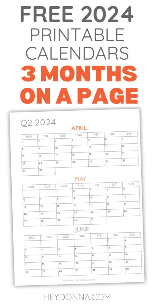 2025 3 Month Calendar Printable Calendars Apollo Reed