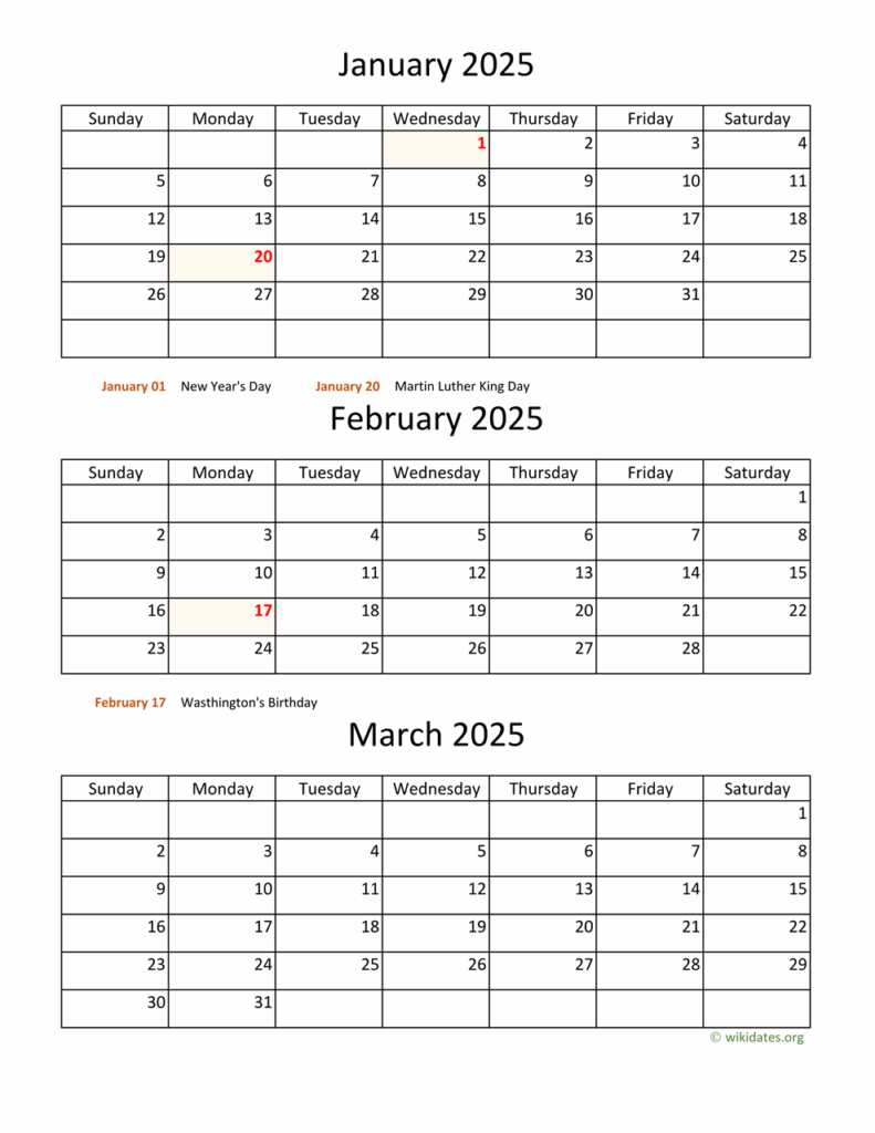 2025 Free Calendar Printable By Month Free Printable Rahman Valentin