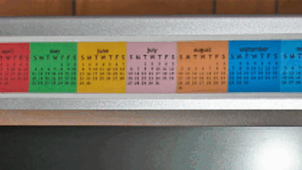 2025 Free Printable Monitor Calendar Strips Maverick Brooks
