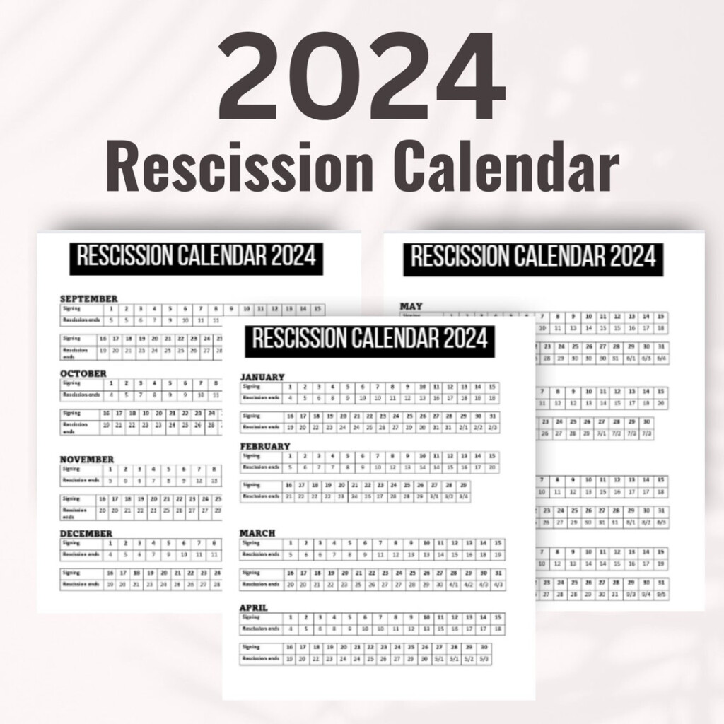 2025 Rescission Calendar Printable Esperanza Brooke