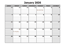 2026 Free Monthly Printable Calendar Free Printable Templates