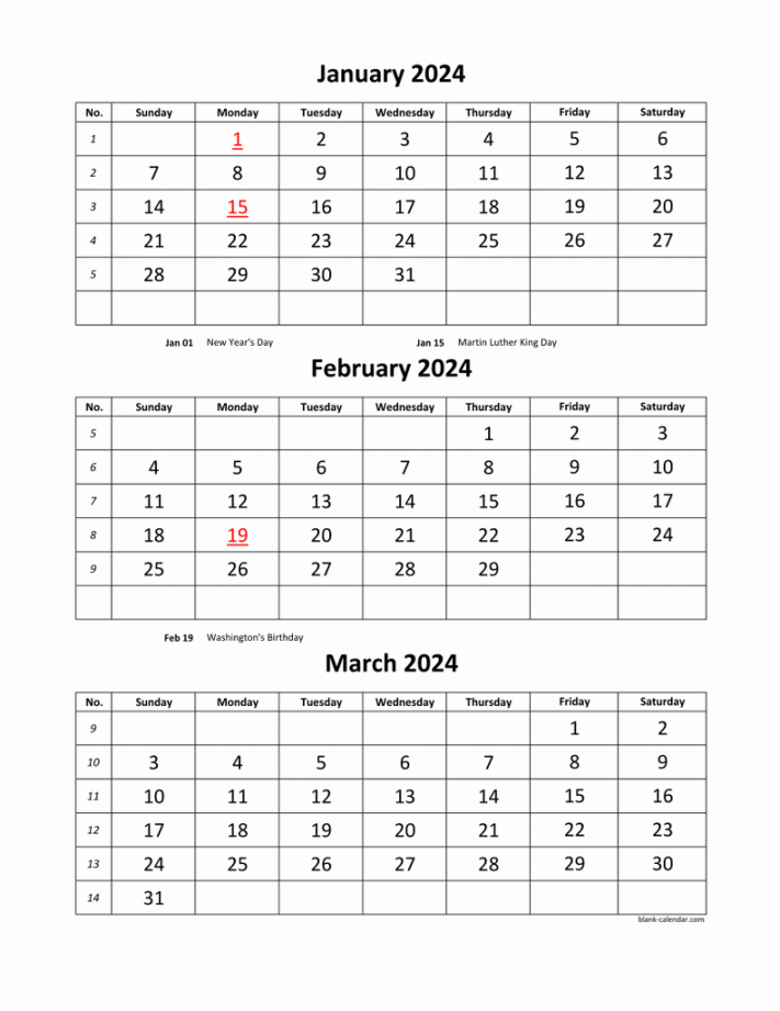 3 Month Calendar Printable 2024 Good Calendar Idea