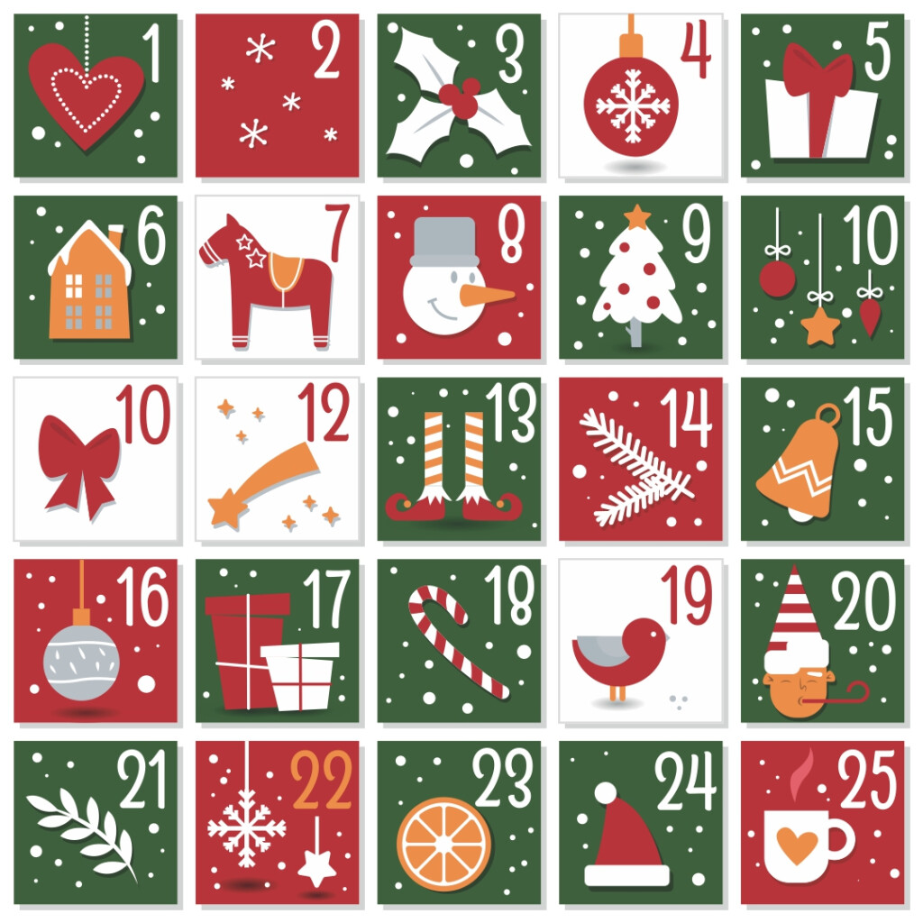 Advent Calendar Numbers Printable Free Sena Xylina
