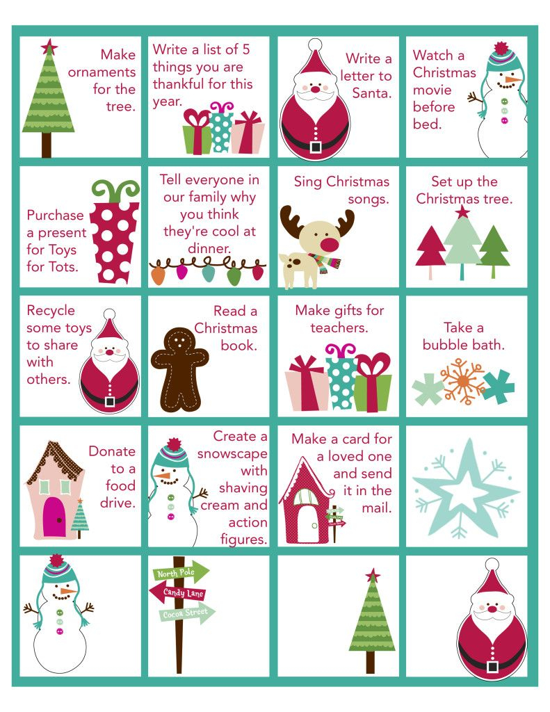 Advent Calendar Printable Activities Instant Download Advent Etsy Artofit