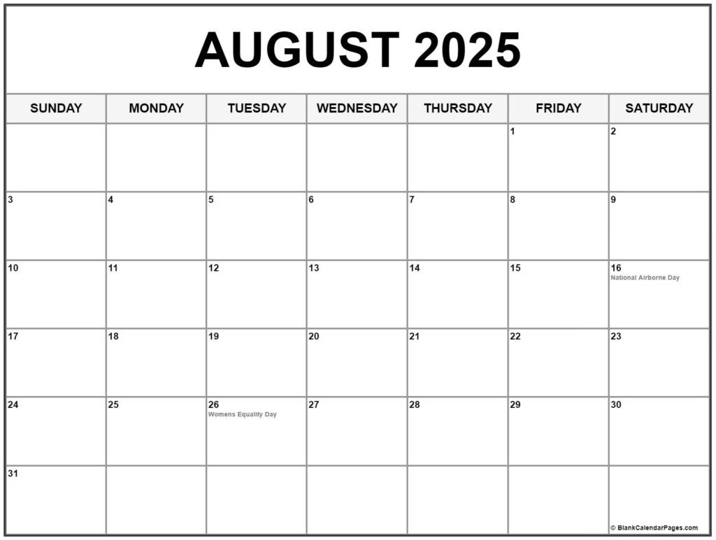 August 2025 Calendar Holidays Silke R Baumgaertner