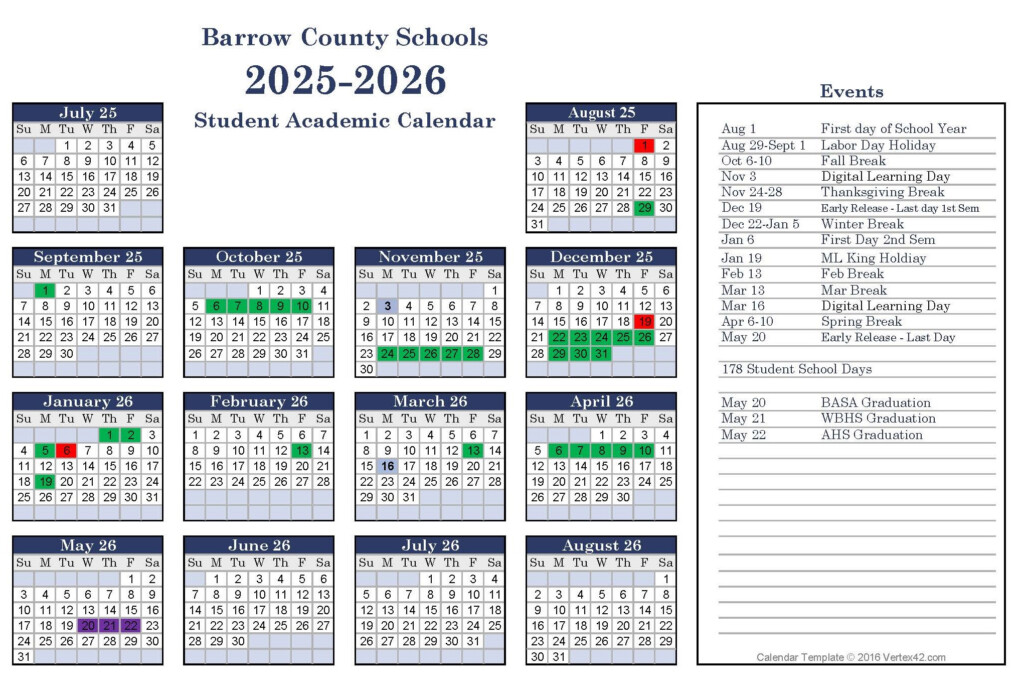Bartow County School Calendar 2025 Pdf Printable Judi Sabina