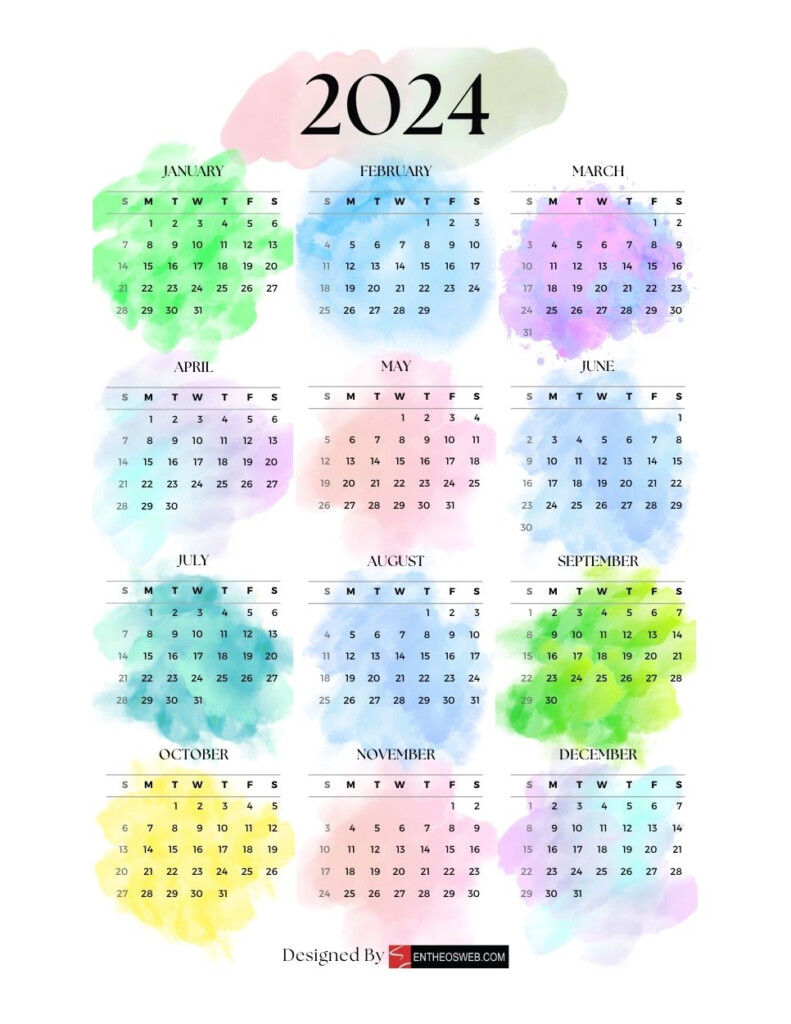 Colorful 2025 Printable Calendar Roze Miofmela