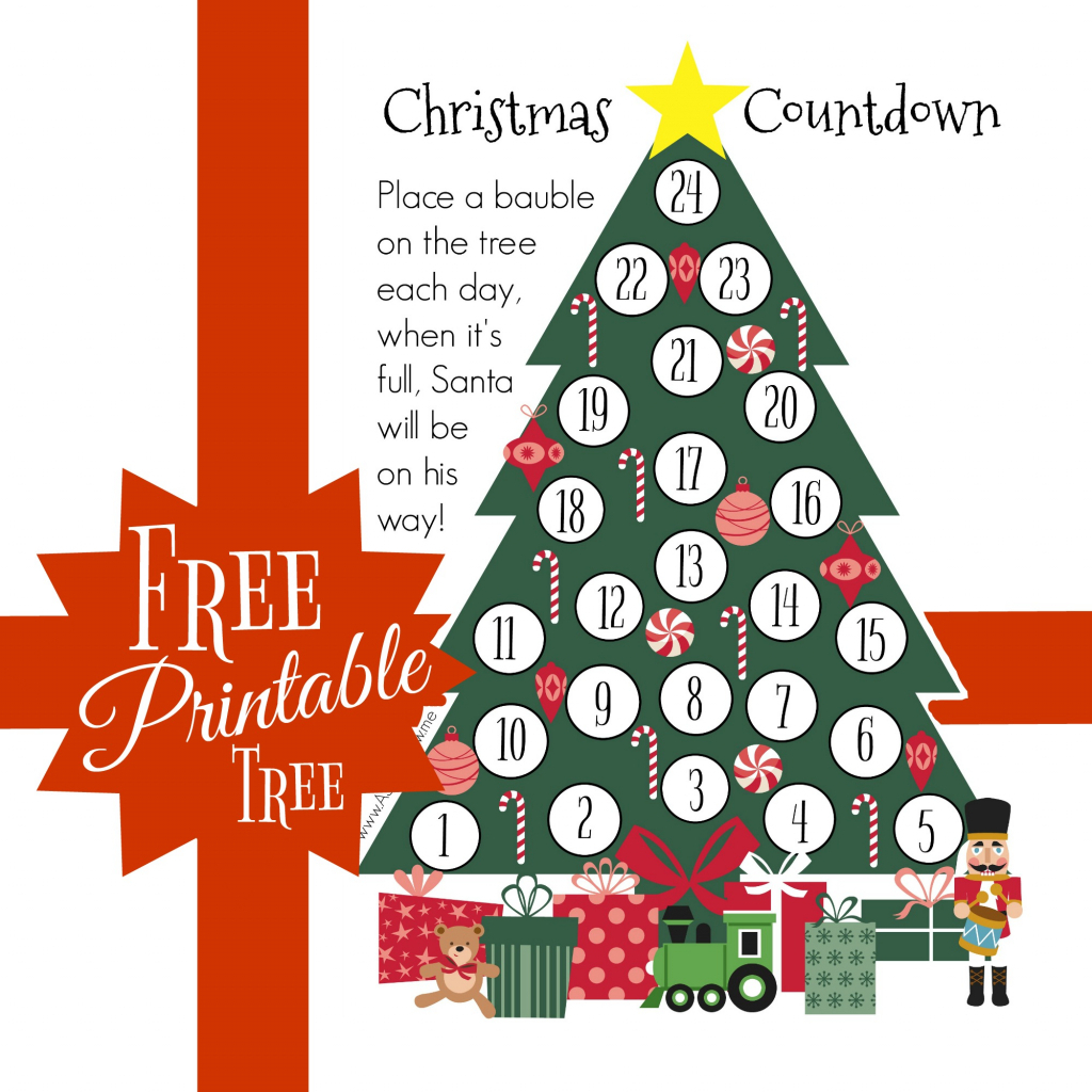 Countdown To Christmas 2020 Printable Calendar Template 2024