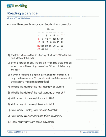 Cute Kindergarten Calendar Printables And Toppers Worksheets Library