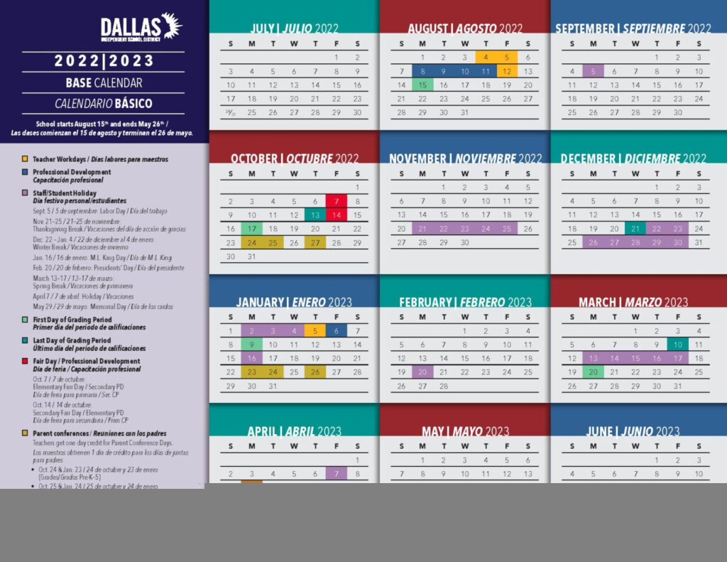 Dallas Isd 2024 2025 Calendar Calendars 2025