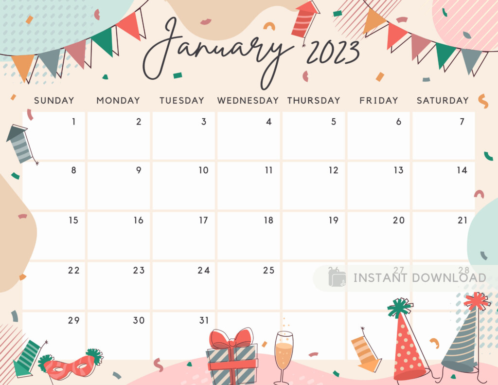 Free Cute Jan 2025 Calendar Printable Mollie Barnes