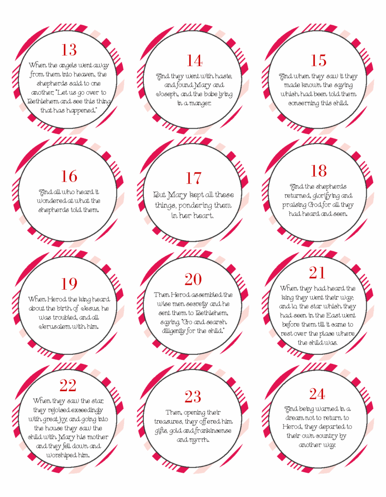 Free Printable Advent Calendar 2024 Becki Aloysia