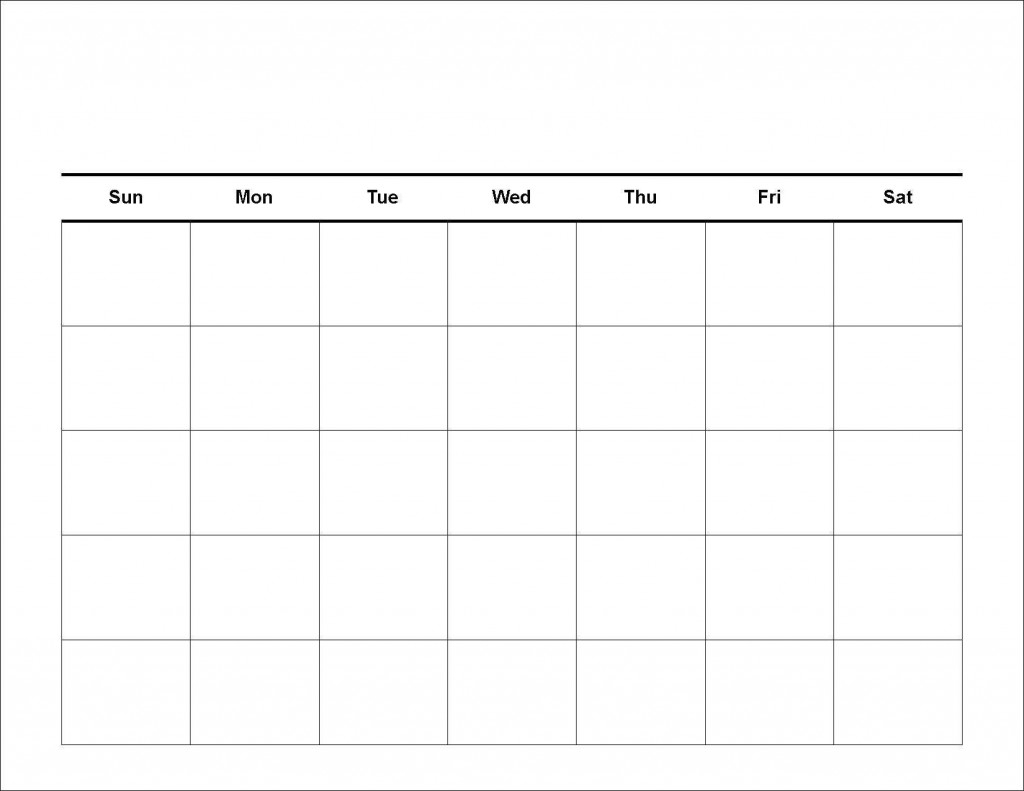 Free Printable Calendar 5 Day Week Month Calendar Printable