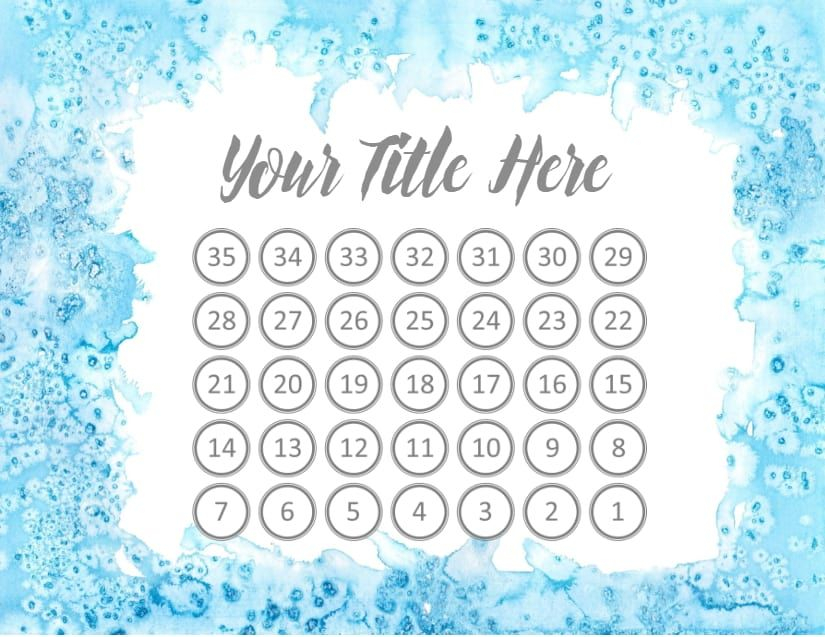 Free Printable Countdown Calendar