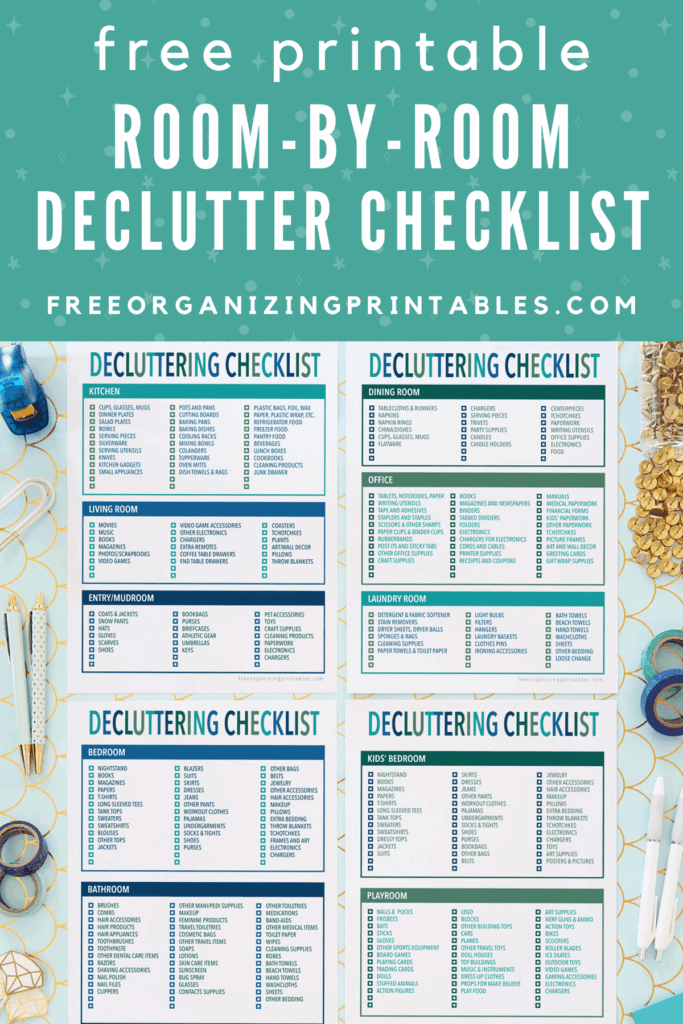Free Printable Declutter Checklist How Can This