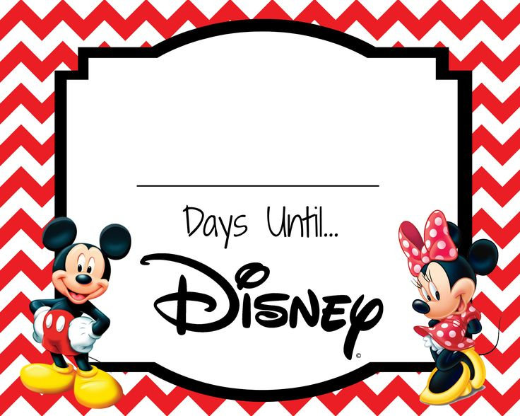 Free Printable Disney Countdown Calendar Dev onallcylinders