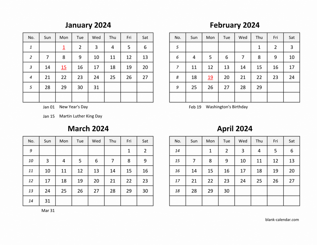 Free Printable Four Month Calendar 2025 With Holidays Amy Ogden