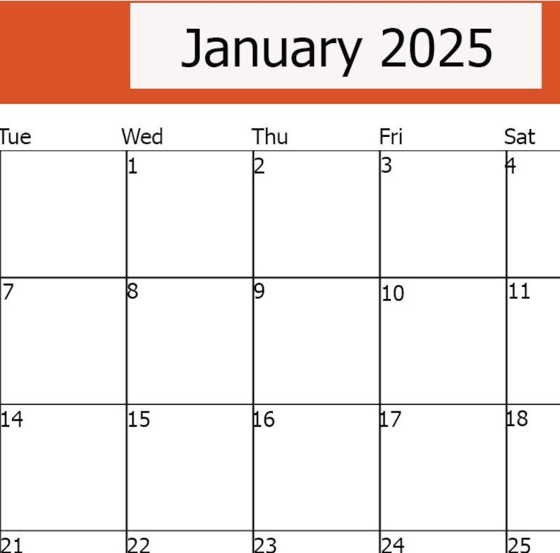 January 2025 Free Printable Calendar 2025 Lok Arturo Reid