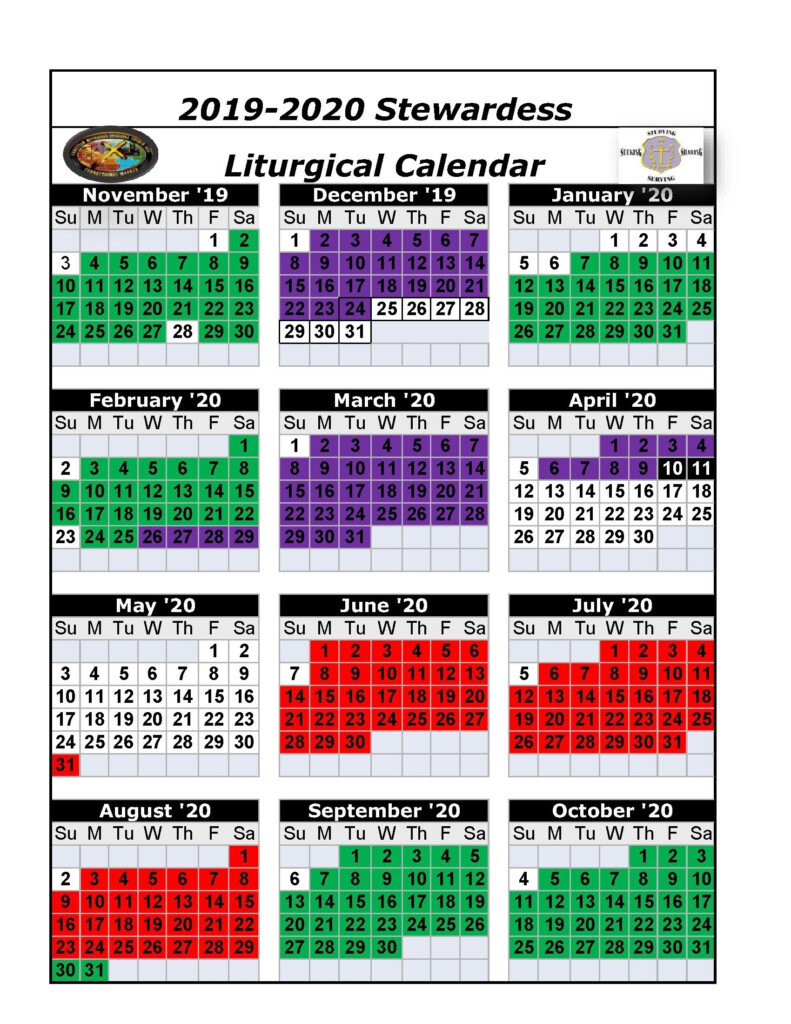 Liturgical Year Free Printable Liturgical Calendar 2021 Printable 