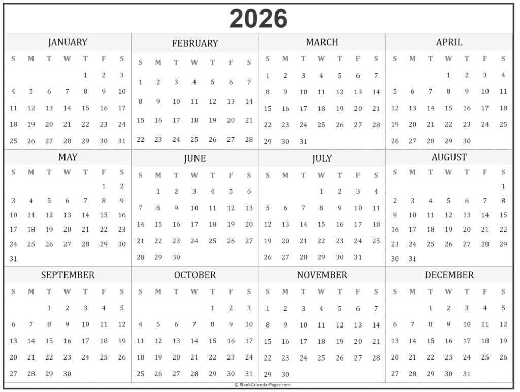 Printable 2026 Calendar By Month Gennie Tuesday