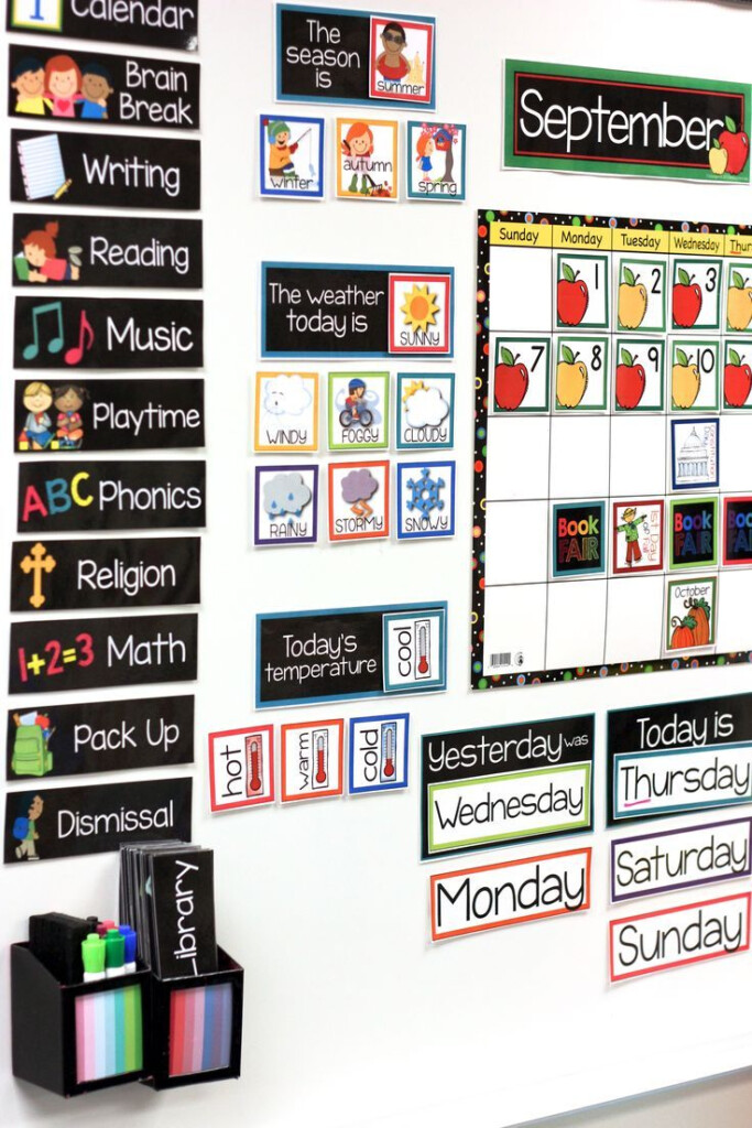 Printable Calendar For Kindergarten Printable New Year Banners