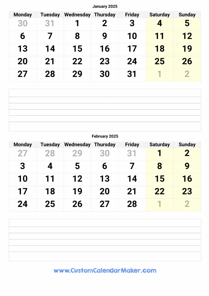 Printable Calendar January February March April 2025 Anthony Daniels
