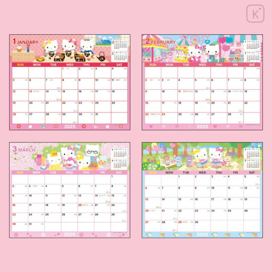 Printable Calendar Sanrio Calendar 2025 Carol J Larson