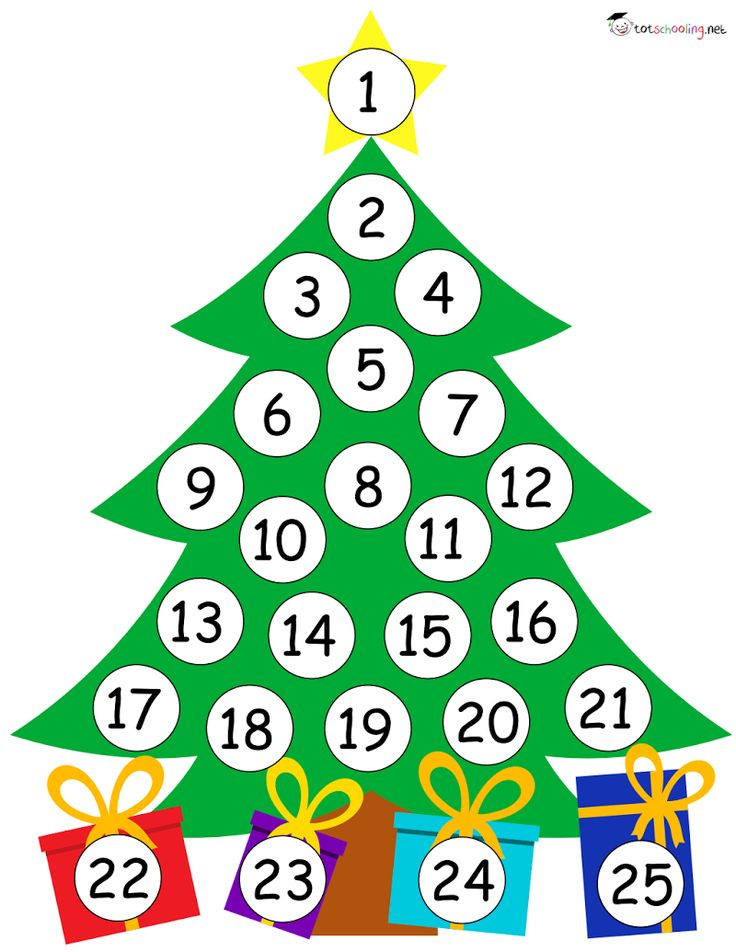 Printable Christmas Countdown Calendar 2025 Lara Trinty