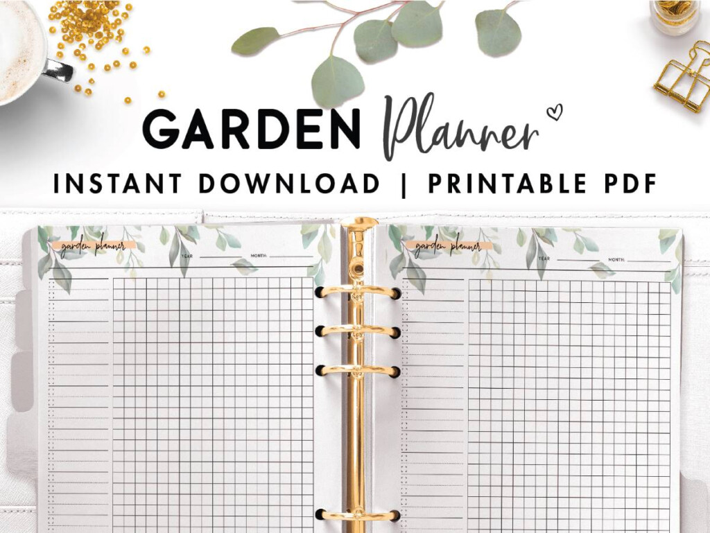 Printable Garden Planner Template Demofiln
