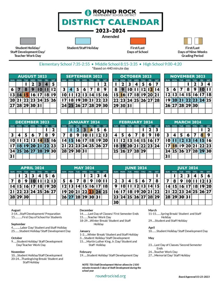 Rrisd 2025 Calendar Farra Sara Ann