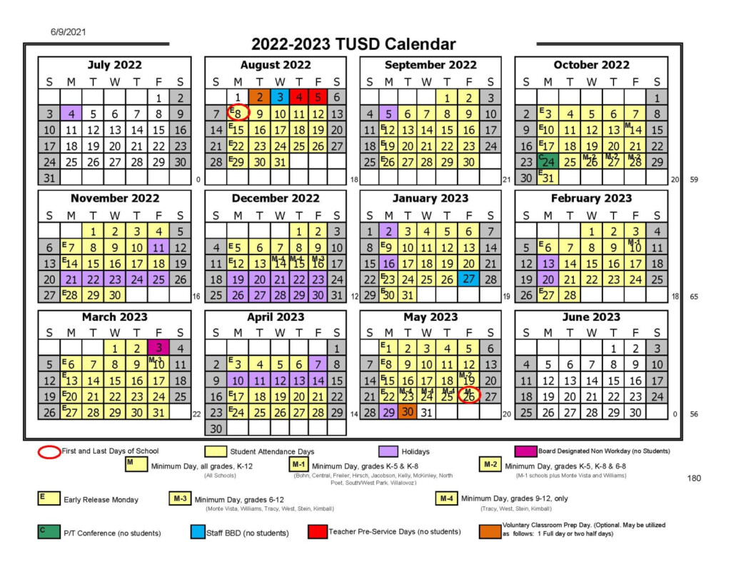 TUSD 2025 2026 Calendar A Comprehensive Overview Anne N Nygaard