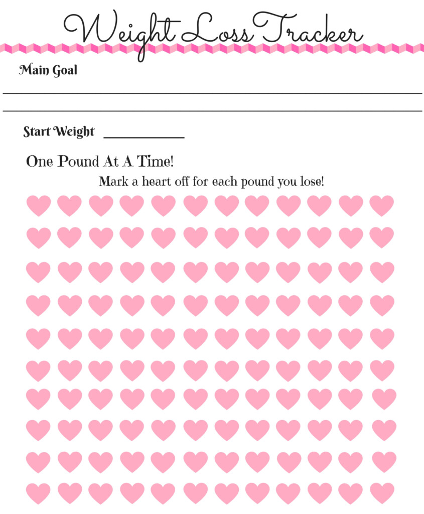 Weight Loss Planner 10 Free PDF Printables Printablee