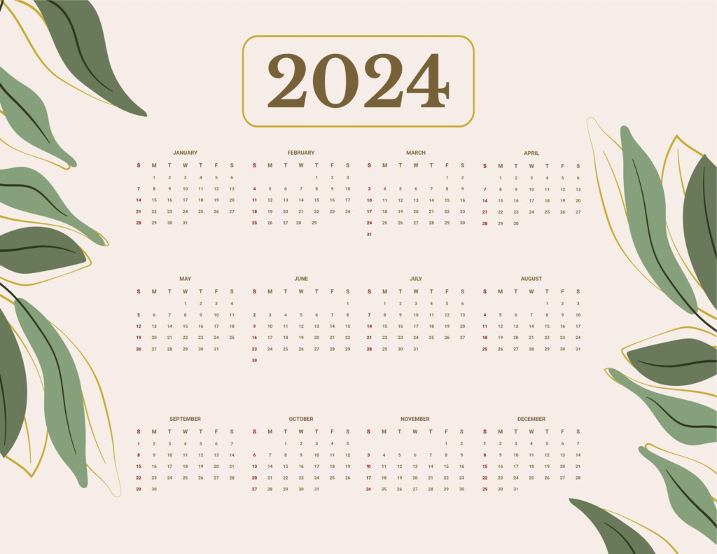 2025 Aesthetic Calendar Printable Maya Ella