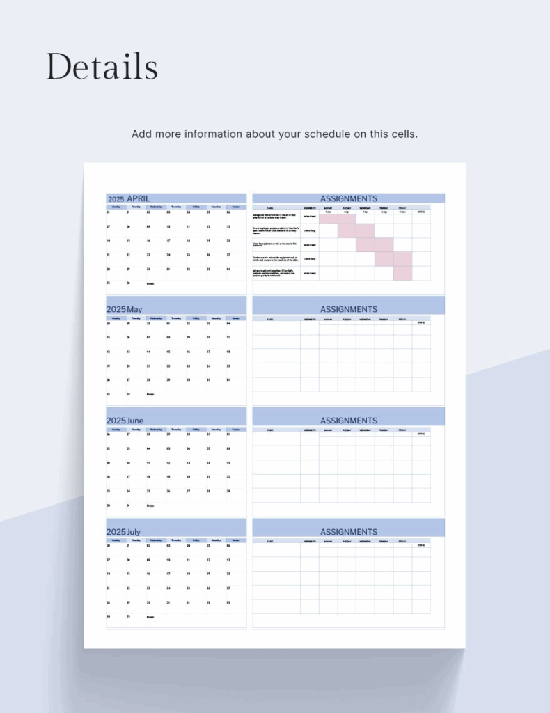 2025 Attendance Calendar Printable Free Pdf Download Glen Philly