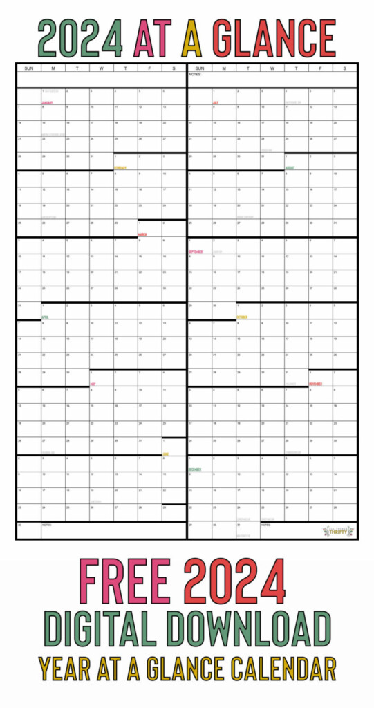2025 Calendar At A Glance Printable Free Downloadable Faith Hardacre