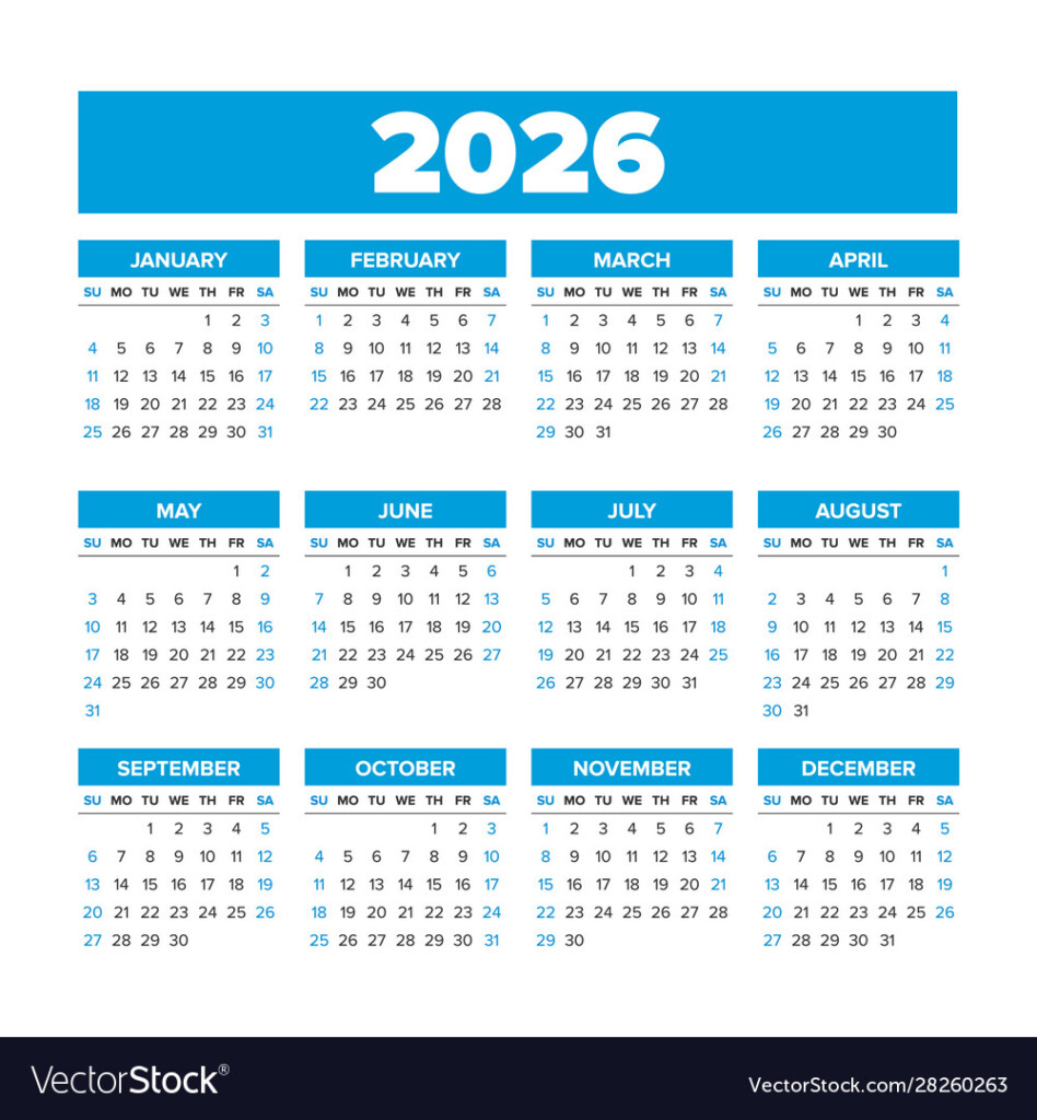 2026 Calendar With Week Numbers Printable Livy Carmine