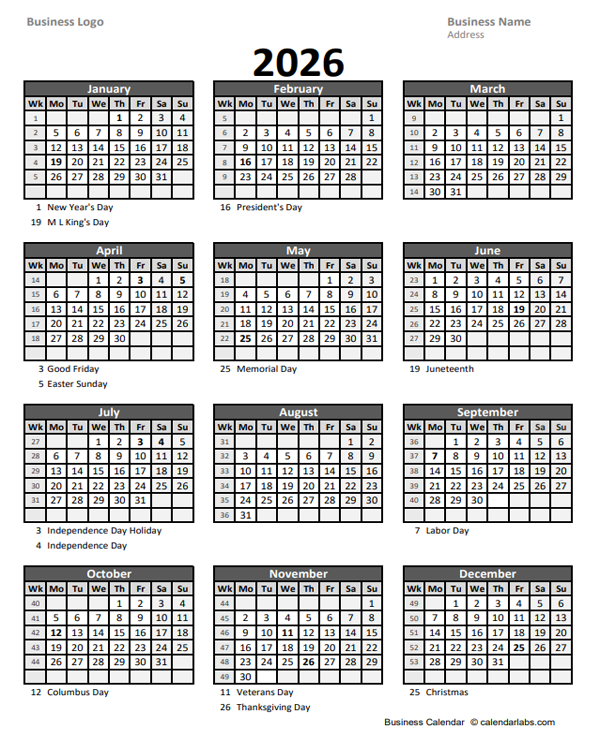 2026 Calendar With Week Numbers Tadita Jade