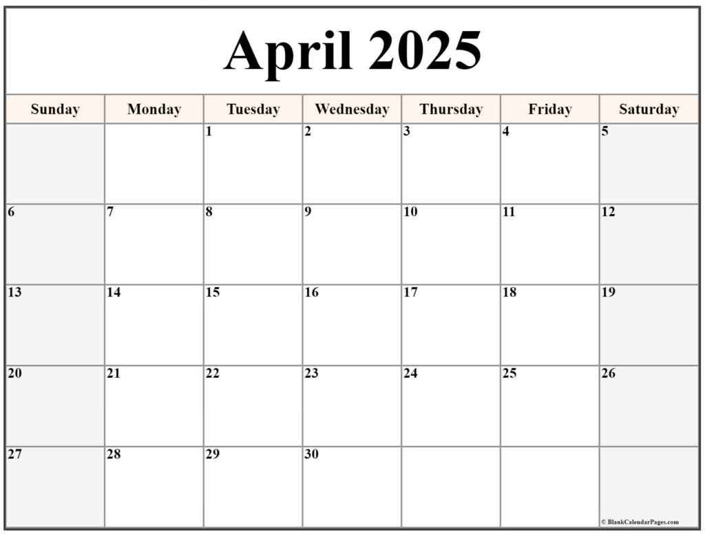 April 2023 Printable Calendar Printable Template Calendar