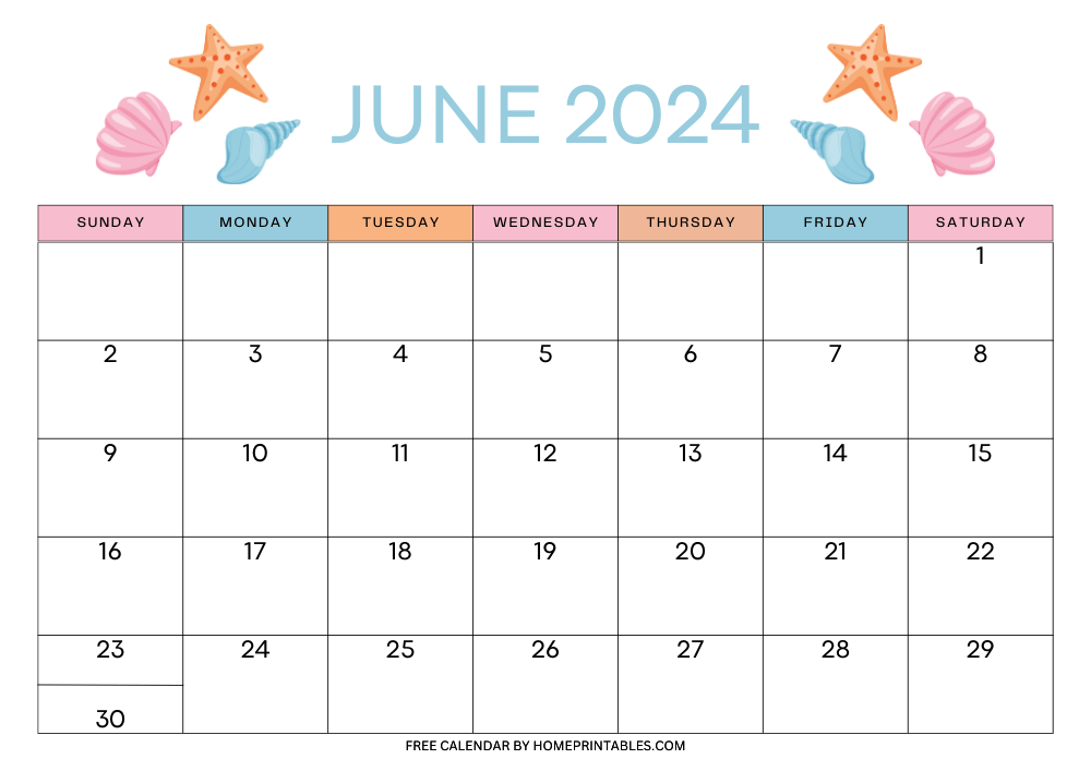 Calendar June 2025 Printable Free Cute Naomi Faith
