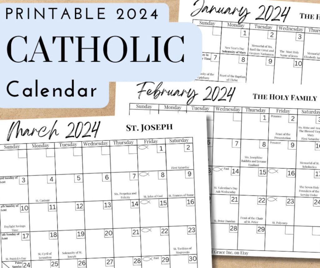 Catholic Calendar 2025 Feast Days Printable Dalia Violet