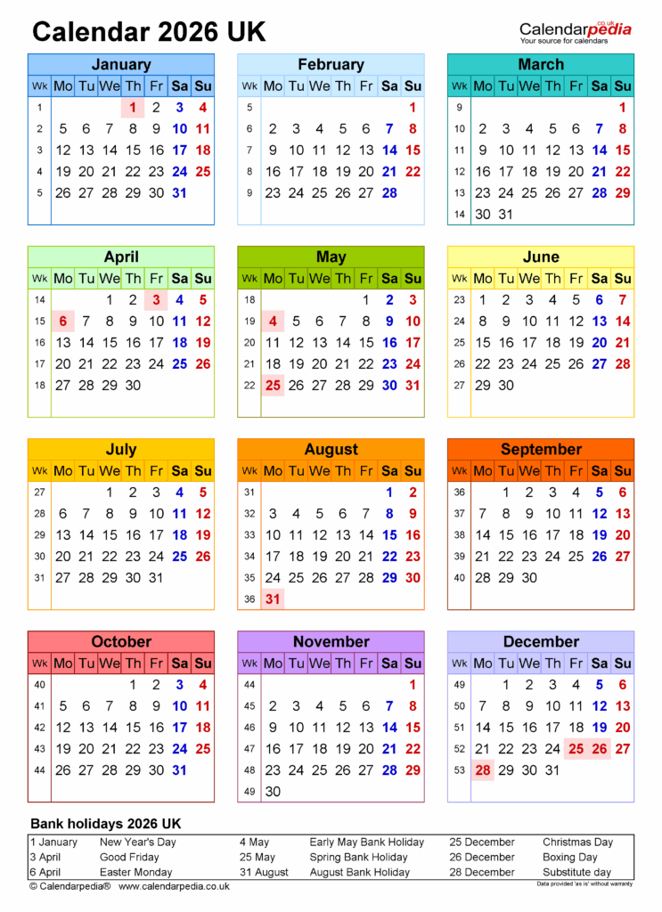 Free 2025 Calendar Printable Free Uk Free Julia G Friedlander