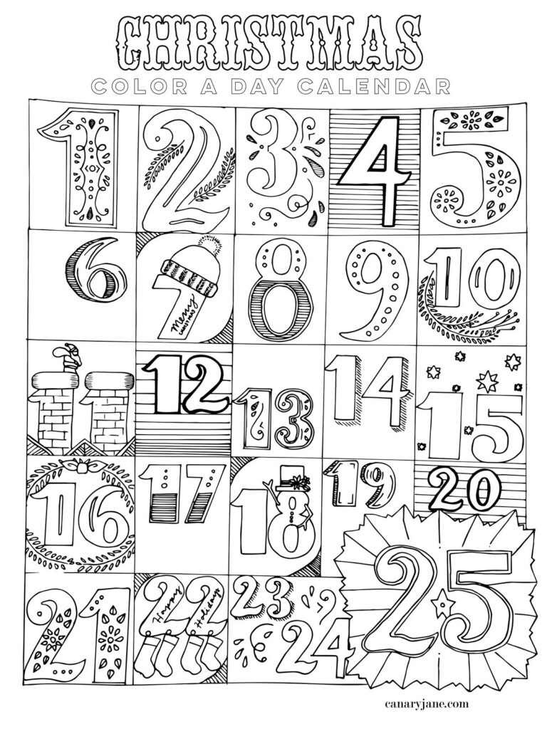 Free Printable Advent Calendar 2024 Ailyn Atlanta