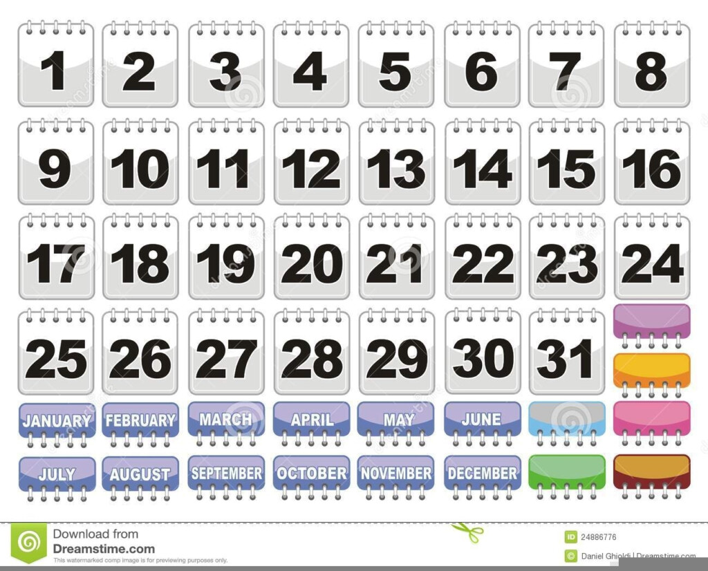 Free Printable Calendar Numbers 1 31 Pdf Month Calendar Printable