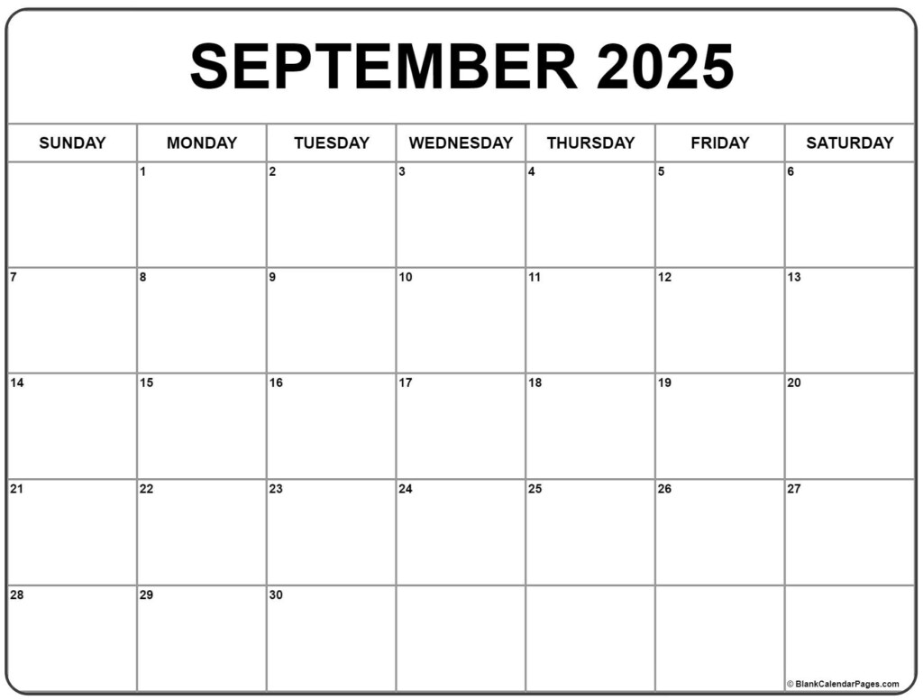 Free Printable Sept Calendar 2025 Kaya Willow