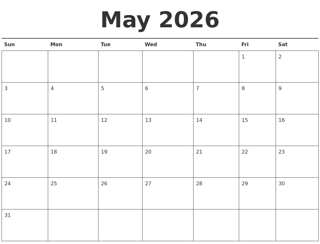 June 2026 Calendars Free