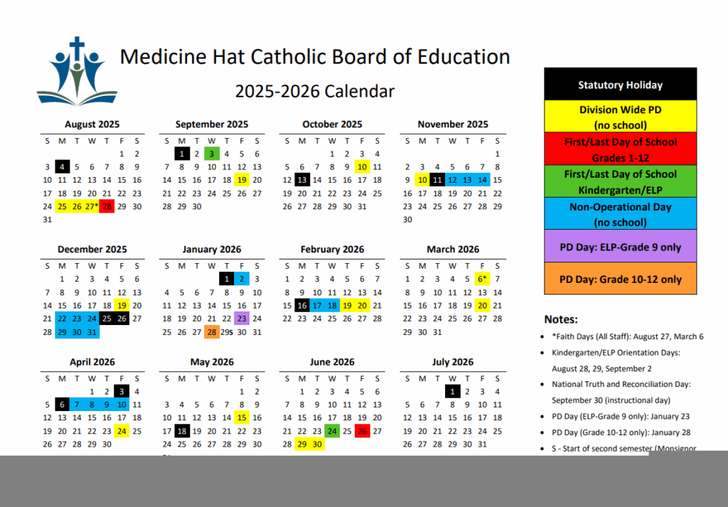Liturgical Calendar 2026 Printable