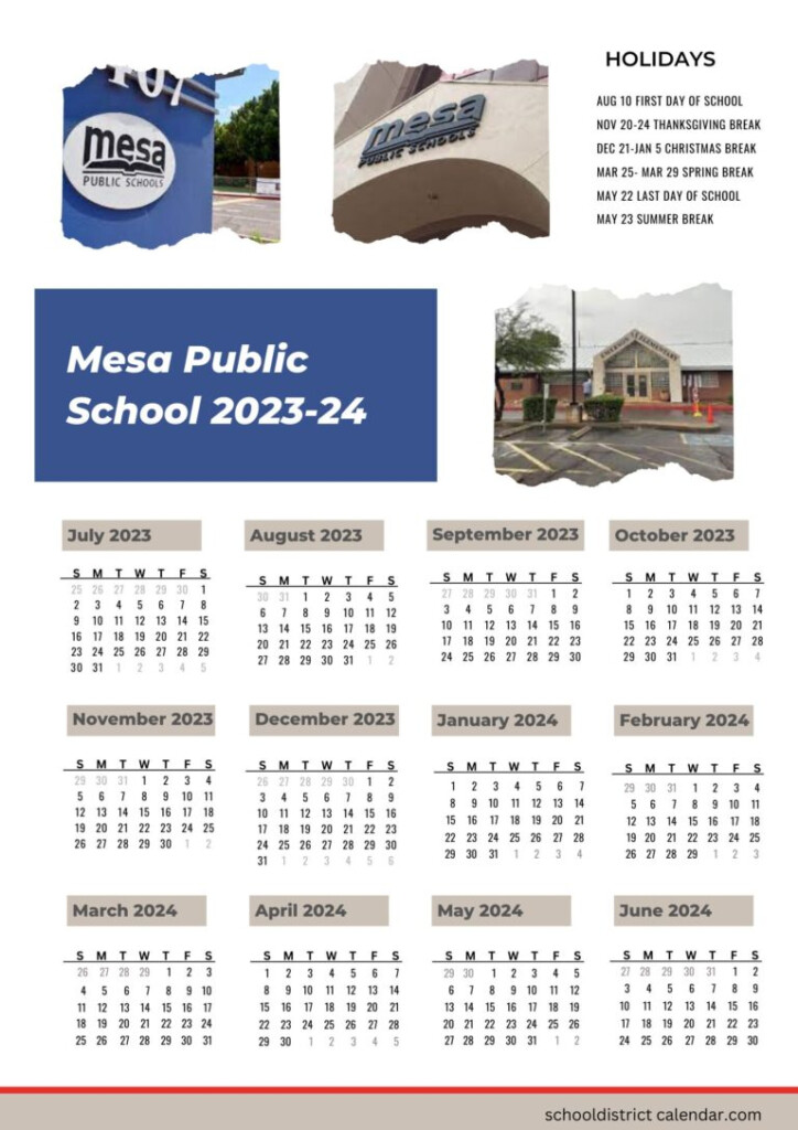 Mesa Public Schools Calendar 2025 Rami Charles