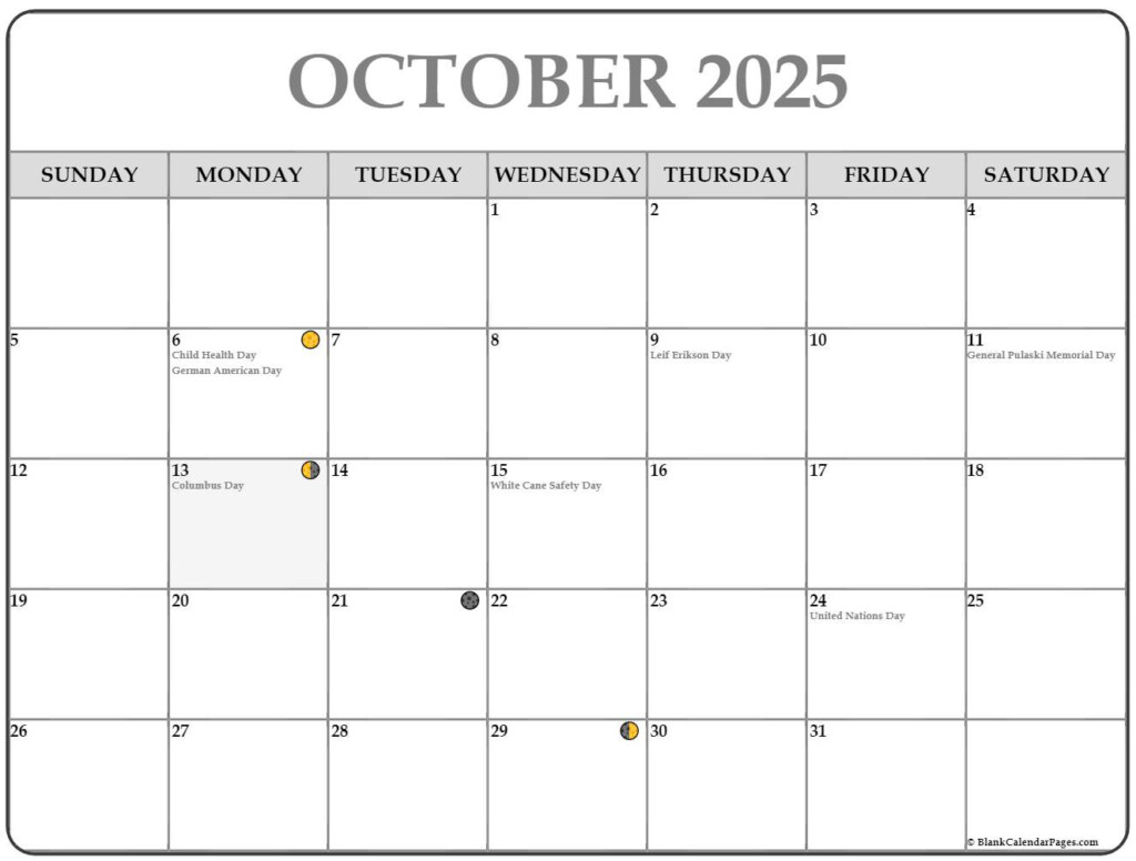 Moon Phase Calendar 2025 Printable Pdf Harry Lowe