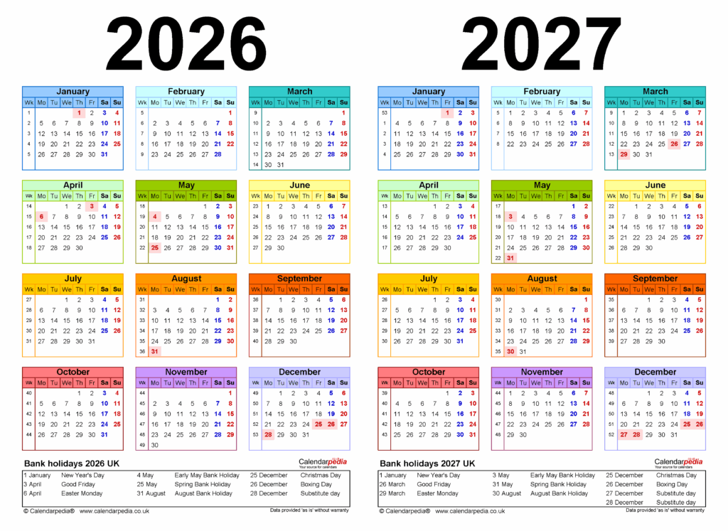 Navigating The Future The Value Of A Printable 2 Year Calendar 2026 