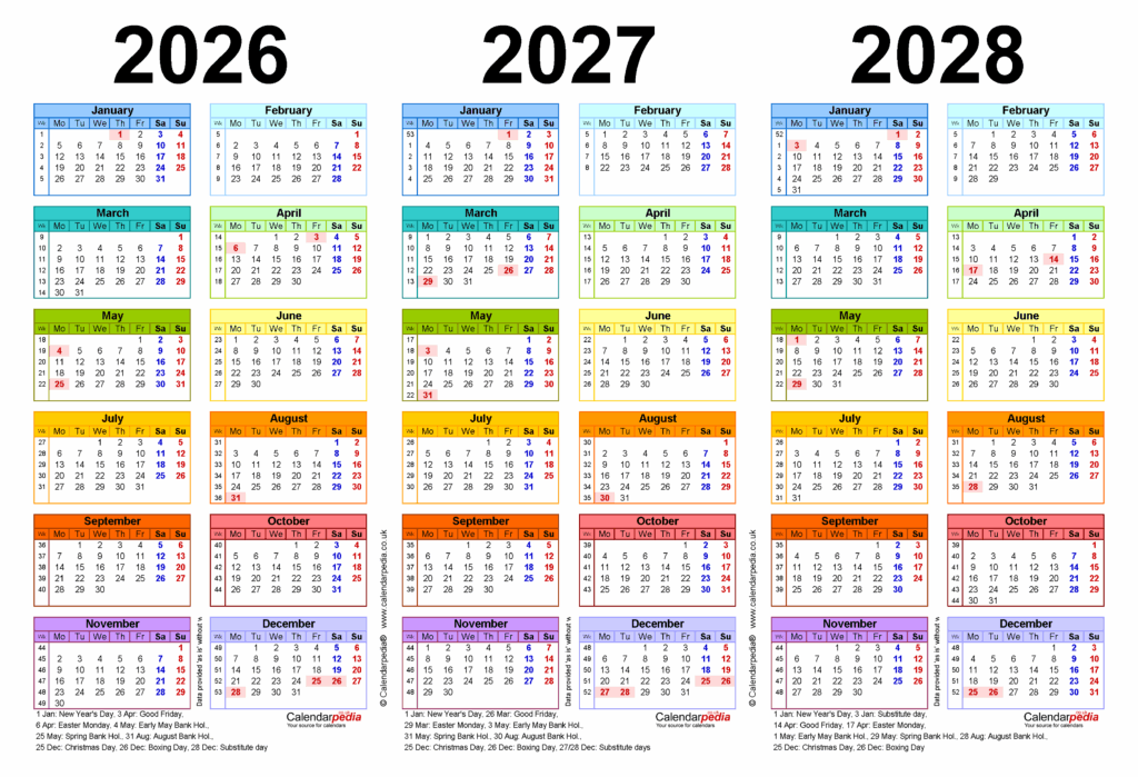 Navigating Time The Importance Of Printable Calendars In The Years 